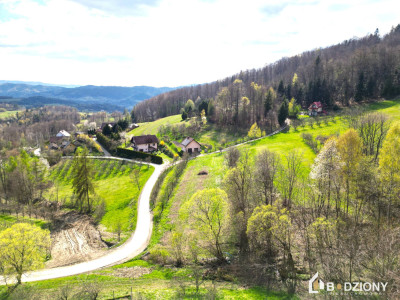Widoki cisza i potencjał  działka w sercu Beskidu Wyspowego - Wola Kosnowa  -
małopolskie Zdjęcie nr 3