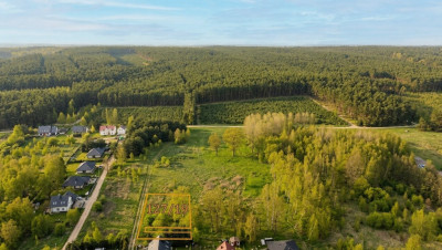 Działka 10 arów Las za płotem i pełne media - Nowy Kisielin  - Lubuskie