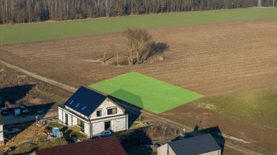 Działka 1355 m przy lesie - MPZP Kaźmierz - Kaźmierz  - Wielkopolskie