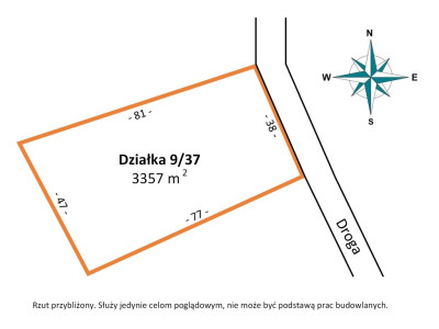 Działka budowlana 3357m2 Porażyn MPZP pod lasem - Porażyn  -
Wielkopolskie Zdjęcie nr 4