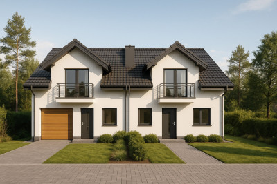 Działka z WZ i mediami - las i droga asfaltowa - Stary Brus  - Lubelskie