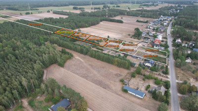 Działki rolne 3000 m  w Olszewce w gm Lelis - Olszewka  -
Mazowieckie Zdjęcie nr 2