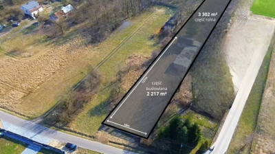 Ogrodzona działka z domem i garażem - Antoniew  -
Łódzkie Zdjęcie nr 2