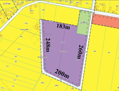 Działka przemysłowa 58 ha  gm Łowicz  MPZP - Niedźwiada  -
Łódzkie Zdjęcie nr 3