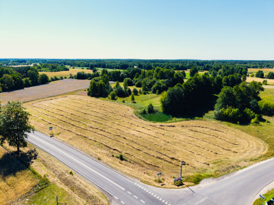 Działka usługowa przy drodze asfaltowej  7894 m - Bełdów-Krzywa Wieś  -
Łódzkie Zdjęcie nr 6