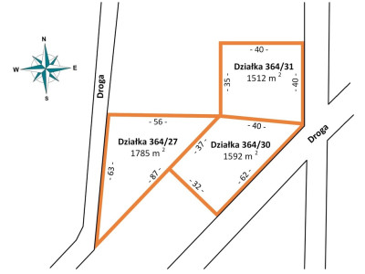 Piękne leśne działki z MPZP - woda prąd asfalt - Chociszew  -
Łódzkie Zdjęcie nr 9