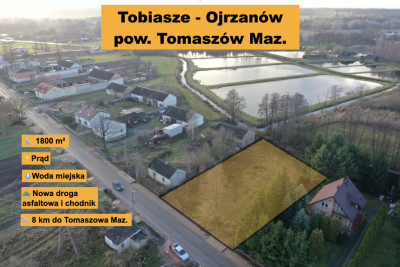Wyjątkowa działka w pięknej okolicy - jedyna taka - Tobiasze  - Łódzkie