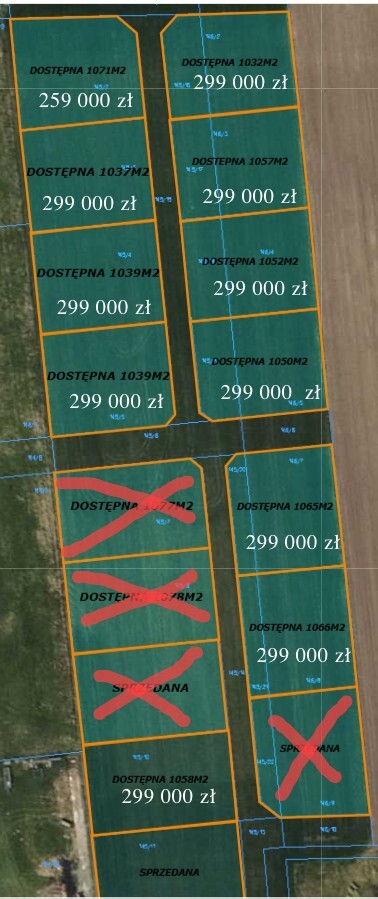 Działka budowlana 966m Justynów  MPZP - Justynów  -
Łódzkie Zdjęcie nr 11