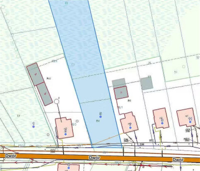 Działka budowlano-rolna 5700m2- Łabędziów gm Morawica - Łabędziów  -
świętokrzyskie Zdjęcie nr 2