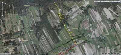 Dwie działki przy lesie – młody lasek brzozowy, suchy teren, - Mazowieckie