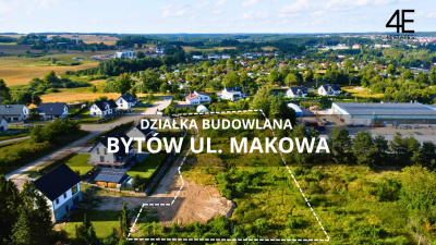 Działka pod zabudowę mieszkaniową nr 164/22 Bytów - Pomorskie