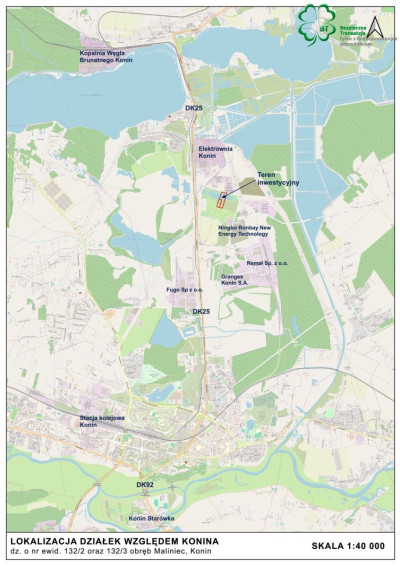 Na sprzedaż działka inwestycyjna - Konin -
wielkopolskie Zdjęcie nr 2