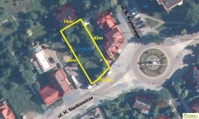 Działka Łuków ul Sienkiewicza - Łuków  - lubelskie