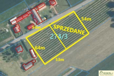 Działka budowlana 32 ary przy DK nr 63 - Stok  - lubelskie