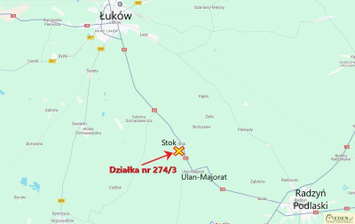 Działka budowlana 32 ary przy DK nr 63 - Stok  -
lubelskie Zdjęcie nr 7