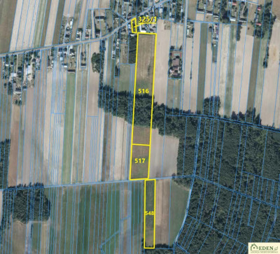 Działka budowlano-rolno-leśna 54 ha w Rolach - Role  - lubelskie
