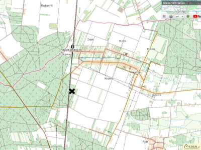 OSTATNIA Działka w Krynce k Łuków OKAZJA - Krynka  -
lubelskie Zdjęcie nr 8