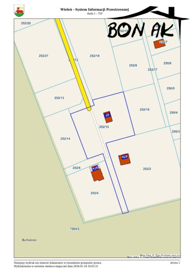 Na sprzedaż działka budowlana - Biała -
wielkopolskie Zdjęcie nr 2