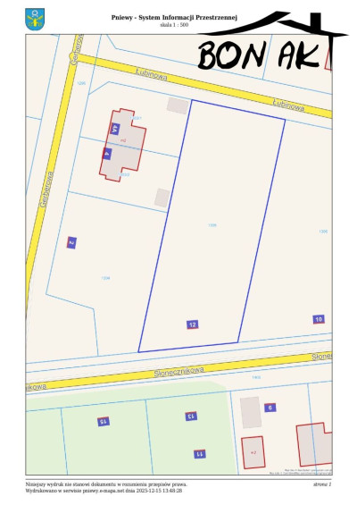 Na sprzedaż działka budowlana - Pniewy -
wielkopolskie Zdjęcie nr 2