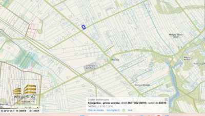 Działka Motycz z aktualnymi warunkami zabudowy - Motycz  -
Lubelskie Zdjęcie nr 6
