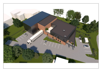 Działka z koncepcją hali 970m2 - Dąbrowica Lublin - Dąbrowica  -
Lubelskie Zdjęcie nr 2