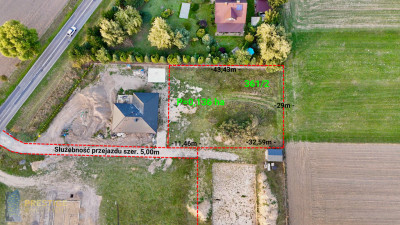 1360 m2 Działki budowlanej pod Lublinem - Tomaszowice-Kolonia  -
Lubelskie Zdjęcie nr 4