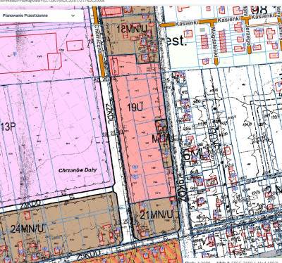 DZIAŁKI pod zabudowę USŁUGOWĄ i MIESZKANIOWĄ - Chrzanów Duży  -
mazowieckie Zdjęcie nr 3