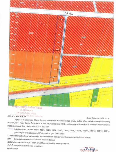 Działka z POZWOLENIEM na BUDOWĘ i PROJEKTEM na 2 DOMY po 88m2 - Piotrkowice  -
mazowieckie Zdjęcie nr 4