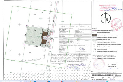 Działka z POZWOLENIEM na BUDOWĘ i PROJEKTEM na dwa DOMY po 88m2 - Piotrkowice  -
mazowieckie Zdjęcie nr 6