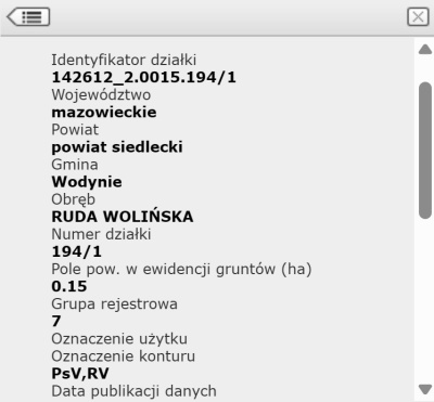 2.16ha (PsV, RV, Ł4 ) | Ruda Wolińska 08-117 | 23km od Siedlec, 100km od Warszawy -
mazowieckie Zdjęcie nr 14